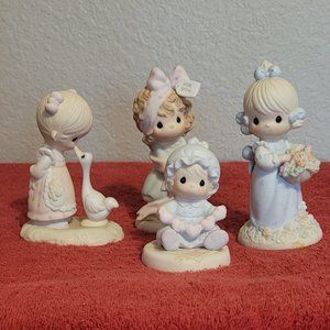 4 Vintage Precious Moments Figurines